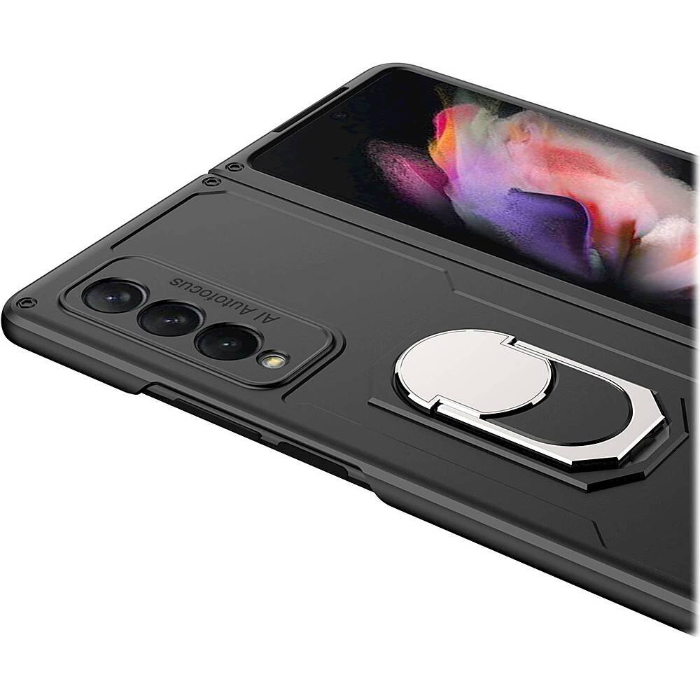 Alt View 13. SaharaCase - Kickstand Series Case for Samsung Galaxy Z Fold3 - Black.