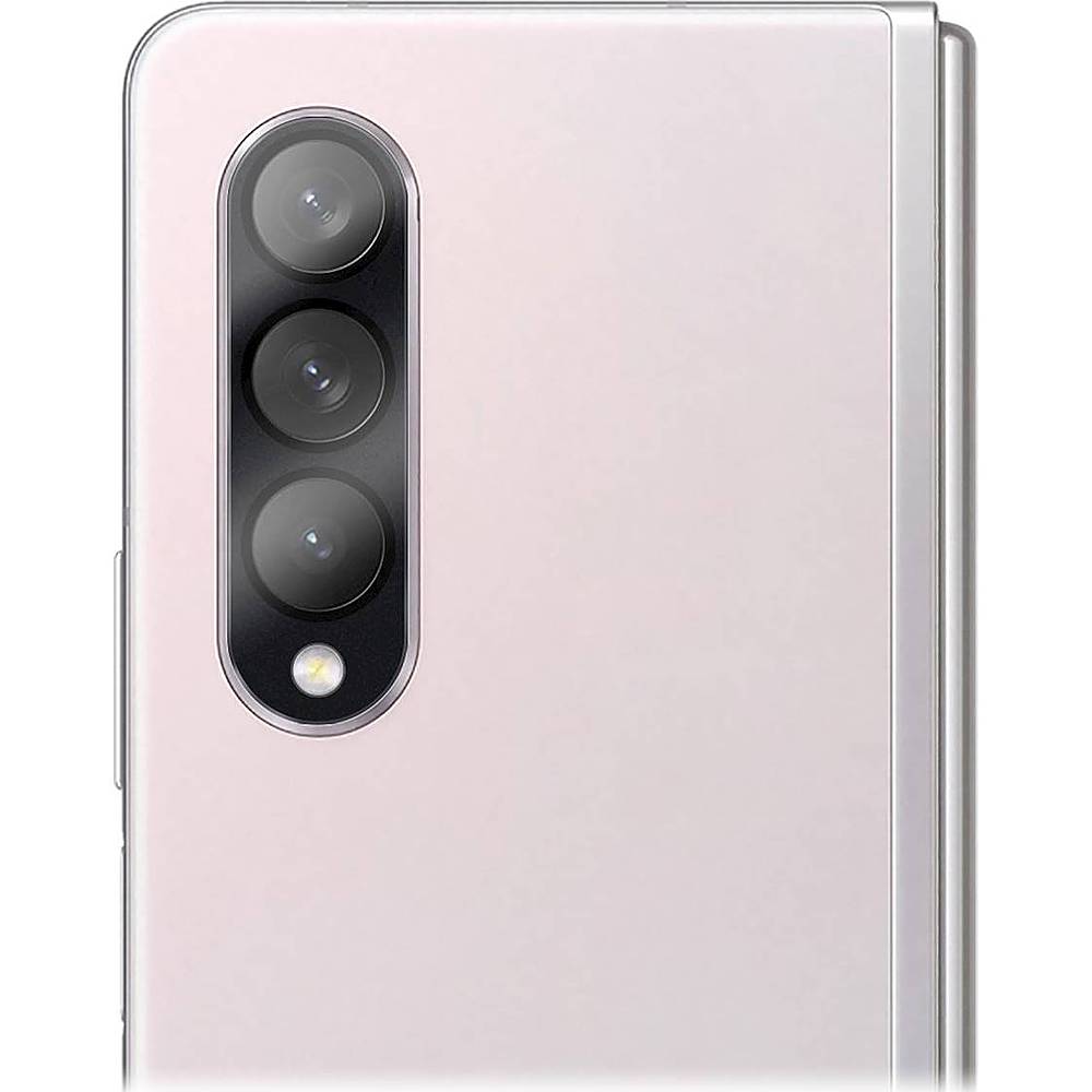 Alt View 16. SaharaCase - ZeroDamage Camera Lens Protector for Samsung Galaxy Z Fold3 5G (2-Pack) - Clear/Black.