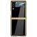 Front Zoom. SaharaCase - Marble Series Case for Samsung Galaxy Z Flip3 5G - Black/Gold.