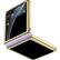 Alt View 11. SaharaCase - Marble Series Case for Samsung Galaxy Z Flip3 5G - Black/Gold.