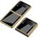 Alt View 14. SaharaCase - Marble Series Case for Samsung Galaxy Z Flip3 5G - Black/Gold.