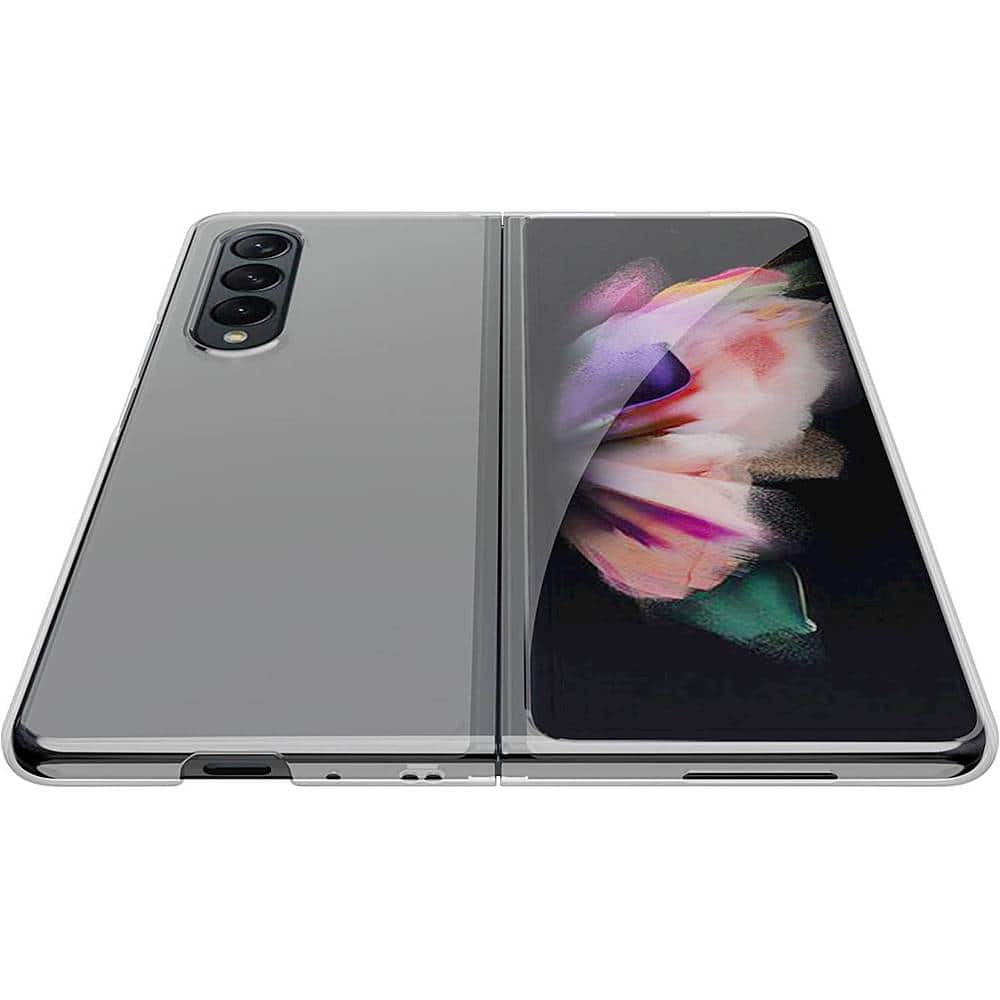 Alt View 11. SaharaCase - Hard Shell Series Case for Samsung Galaxy Z Fold3 5G - Clear.