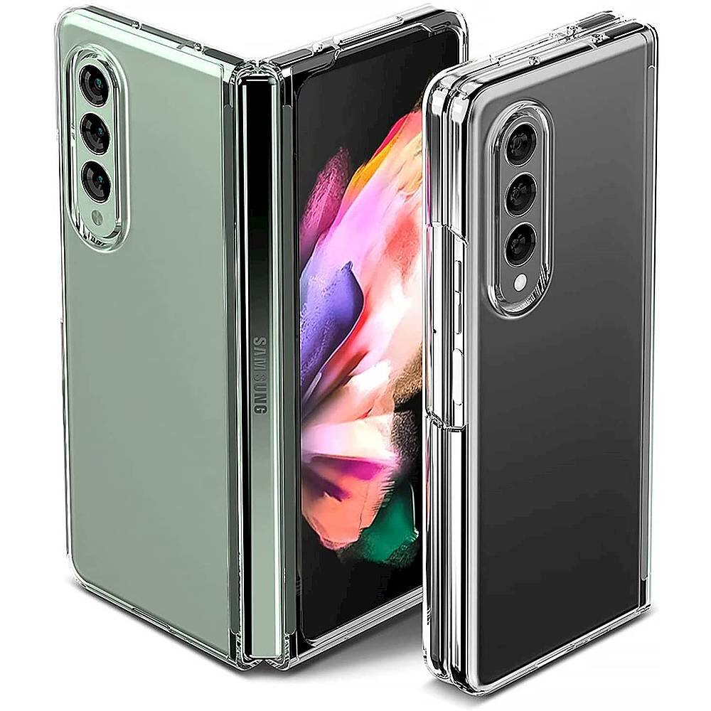 Alt View 14. SaharaCase - Hard Shell Series Case for Samsung Galaxy Z Fold3 5G - Clear.