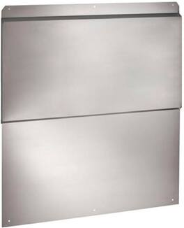 Zephyr - Telescopic 54 in. Backsplash For Range Hoods - Stainless Steel