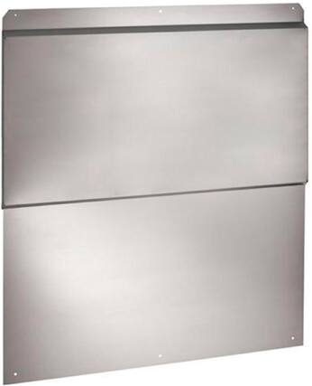 Front. Zephyr - Telescopic 54 in. Backsplash For Range Hoods - Stainless Steel.