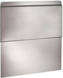 Zephyr - Telescopic 42 in. Backsplash For Range Hoods - Stainless Steel - Front_Zoom