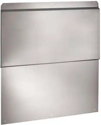 Front. Zephyr - Telescopic 30 in. Backsplash For Range Hoods - Stainless Steel.