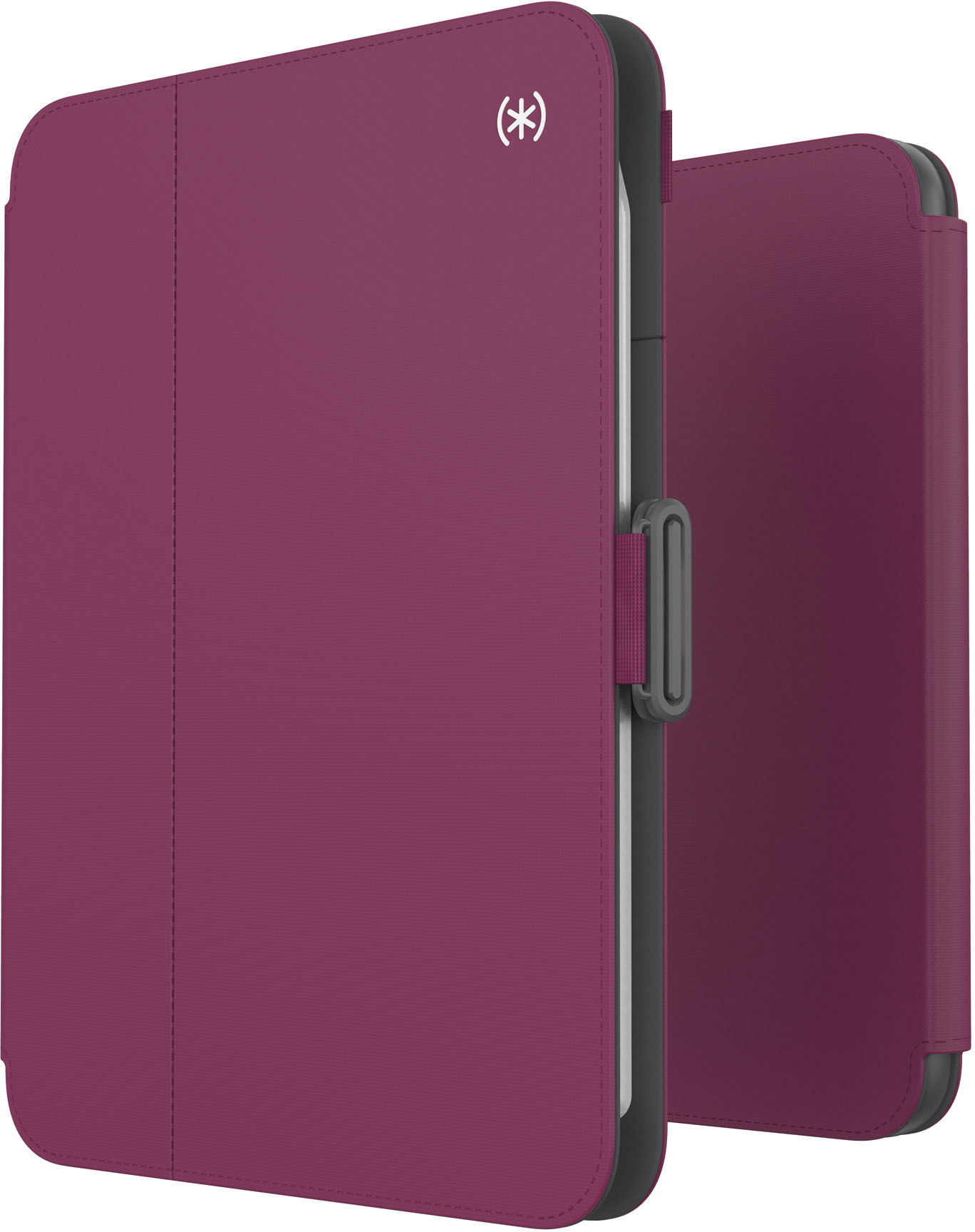Speck Folio Case with Microban for iPad Mini 6 Berry Red / Slate Grey 142573-9583 - Best Buy