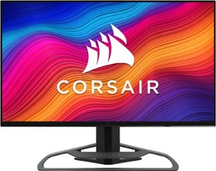 CORSAIR - XENEON 32QHD165 32” IPS LED QHD FreeSync Premium Monitor and G-Sync Compatible with HDR400 165Hz (DP, HDMI, and USB-C) - Black - Front_Zoom