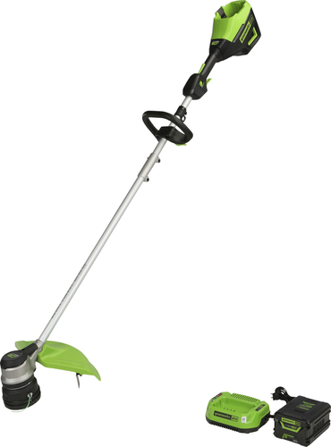 Greenworks - PRO 26 in. 60-Volt Battery Cordless Hedge Trimmer with 2.0 Ah Battery and Charger - Green