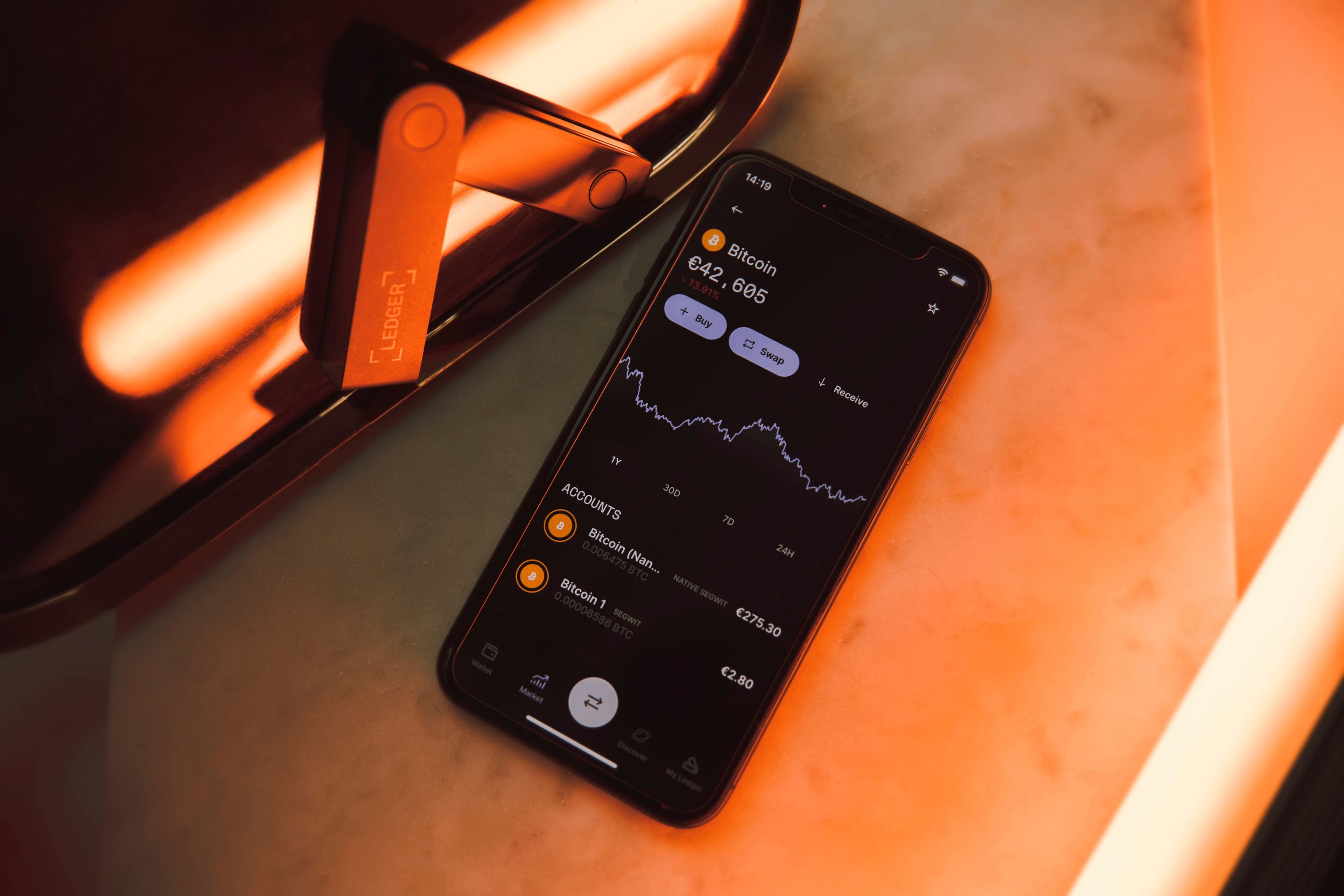 Alt View 17. Ledger - Nano X Crypto Hardware Wallet - Onyx Black.