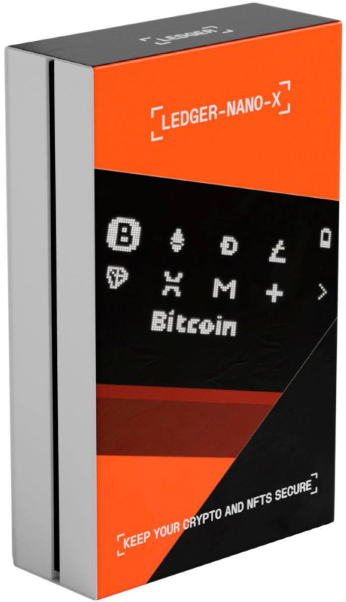 Alt View 18. Ledger - Nano X Crypto Hardware Wallet - Onyx Black.