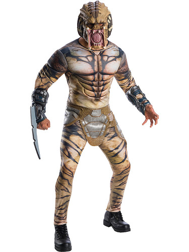 Rubie’s - Mens Sized Deluxe Predator Costume - Multi