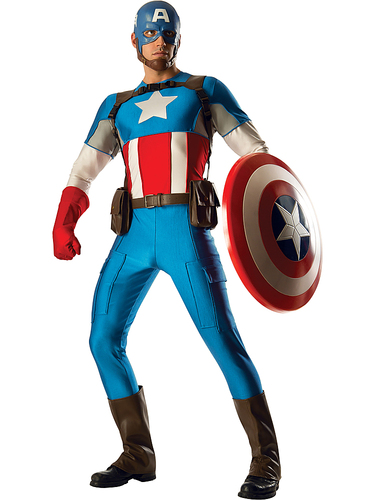 Rubie’s - Collector Captain America Marvel Universe Costume Sized for Men