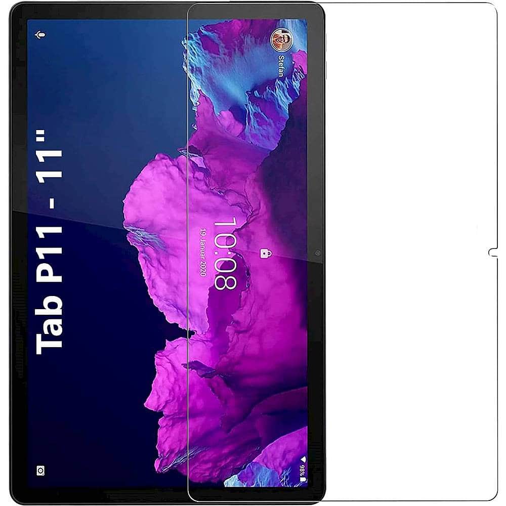 SaharaCase - ZeroDamage Ultra Strong Tempered Glass Screen Protector for Lenovo Tab P11 - Clear - Front_Zoom