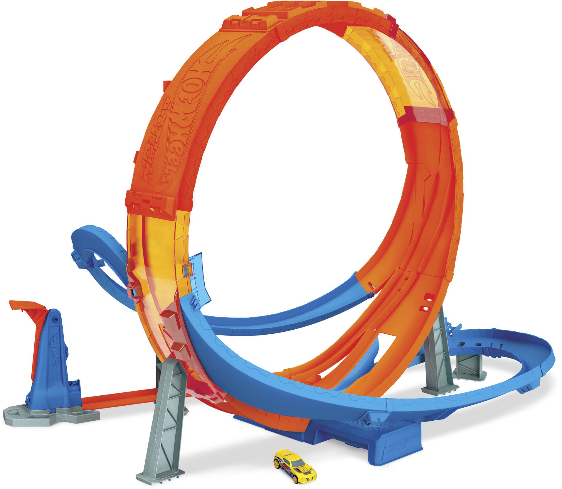 Angle View: Hot Wheels - Action Massive Loop Mayhem - Blue/Orange