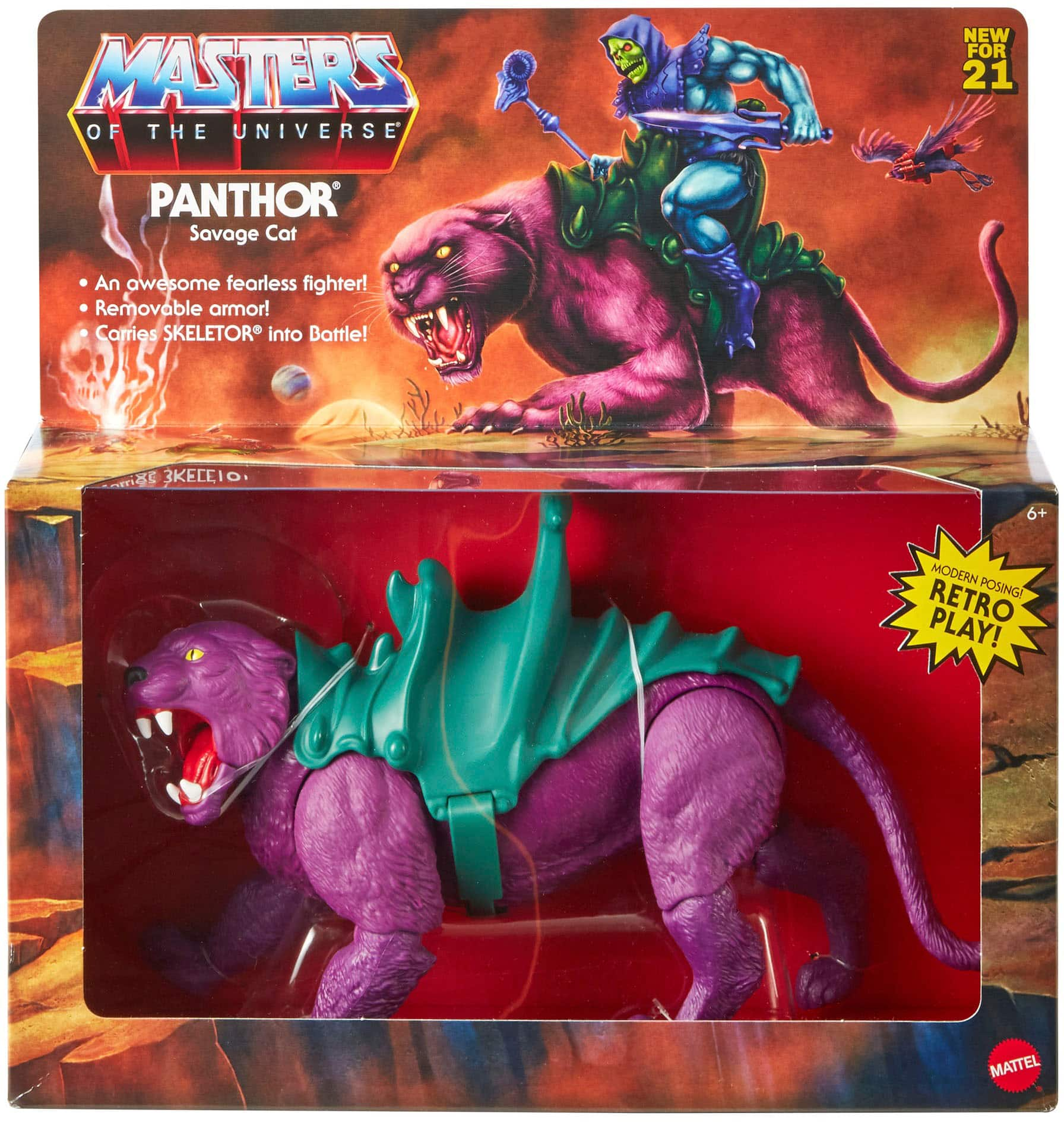 Angle View: Masters of the Universe - Origins Panther