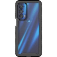 SaharaCase - GRIP Series Case for Motorola Edge (2021) - Black - Front_Zoom