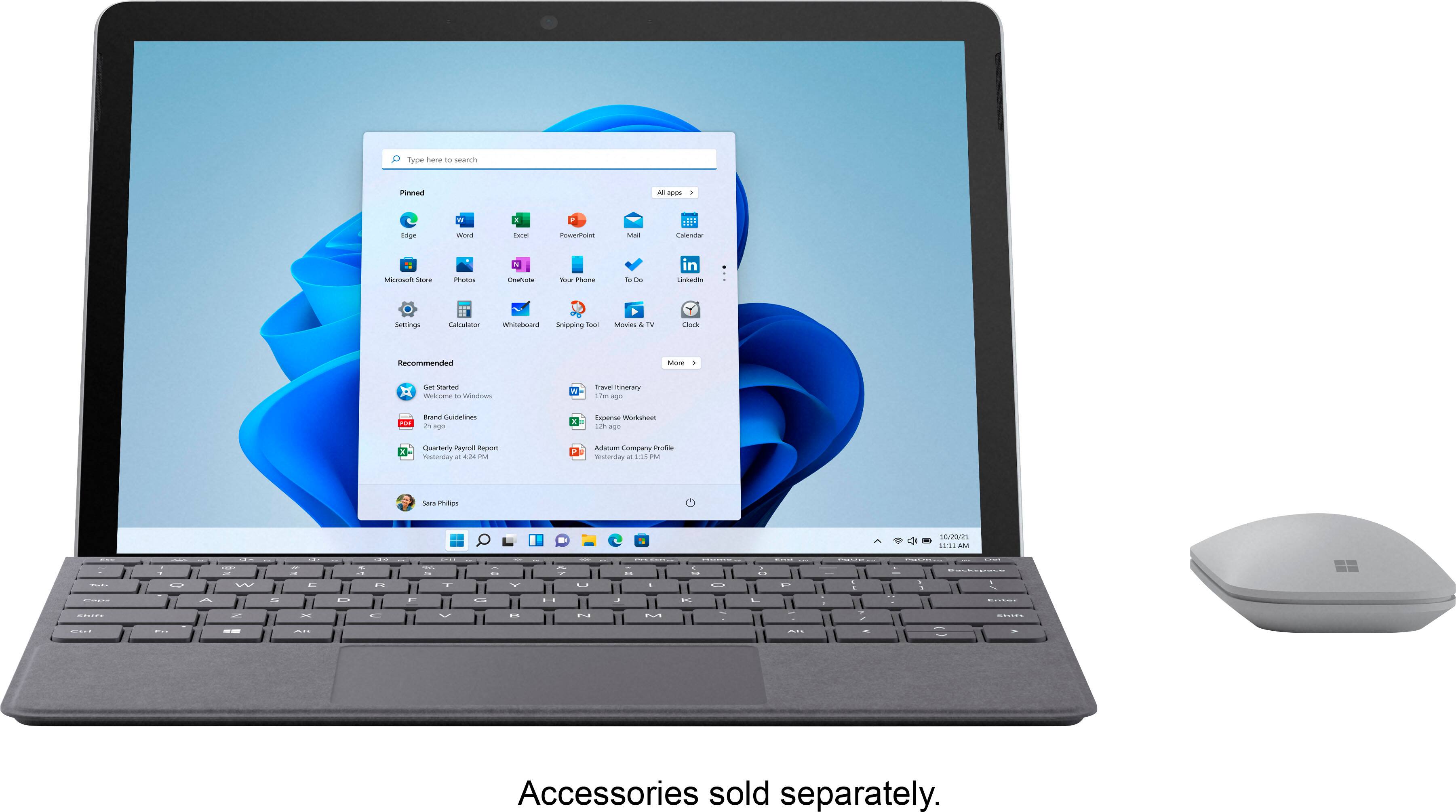Microsoft Surface Go 3 10.5” Touch Screen Intel Pentium Gold 4GB 
