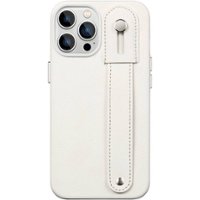 SaharaCase - FingerGrip Series Case with Strap for Apple iPhone 13 Pro - White - Front_Zoom