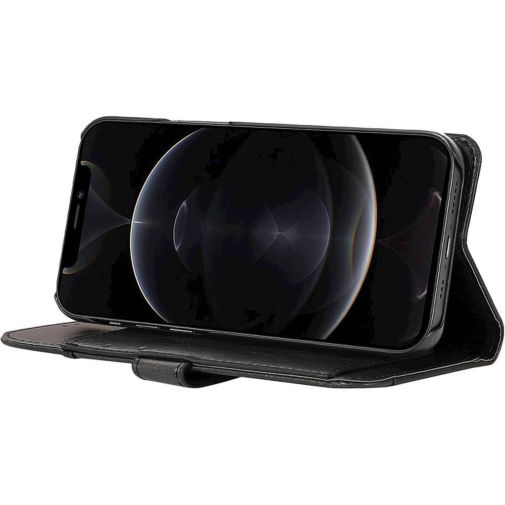 Alt View 11. SaharaCase - Folio Wallet Case for Apple iPhone 13 Pro - Black.