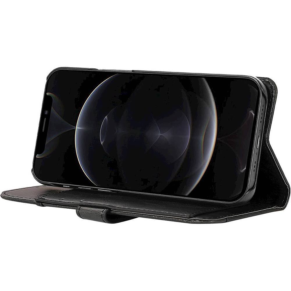 Alt View 11. SaharaCase - Folio Wallet Case for Apple iPhone 13 mini - Black.