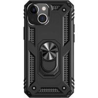 SaharaCase - Kickstand with Belt Clip Case for Apple iPhone 13 Mini - Black - Front_Zoom
