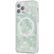 Angle. SaharaCase - Sparkle Case with MagSafe for Apple iPhone 13 Pro - Clear, Teal, Green.