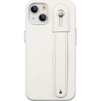 SaharaCase - FingerGrip Series Case with Strap for Apple iPhone 13 and iPhone 14 - White - Front_Zoom