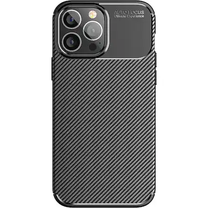 Left. SaharaCase - Anti-Slip Series Case for Apple iPhone 13 Pro Max - Black.