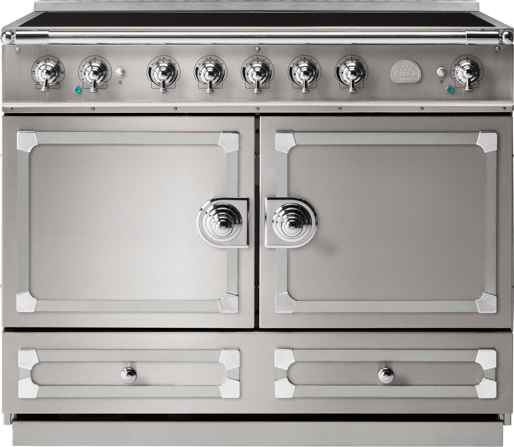 Best Buy La Cornue 110 Induction Range Stainless Steel with Stainless