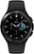 Front. Samsung - Geek Squad Certified Refurbished Galaxy Watch4 Classic Stainless Steel Smartwatch 46mm BT - Black.