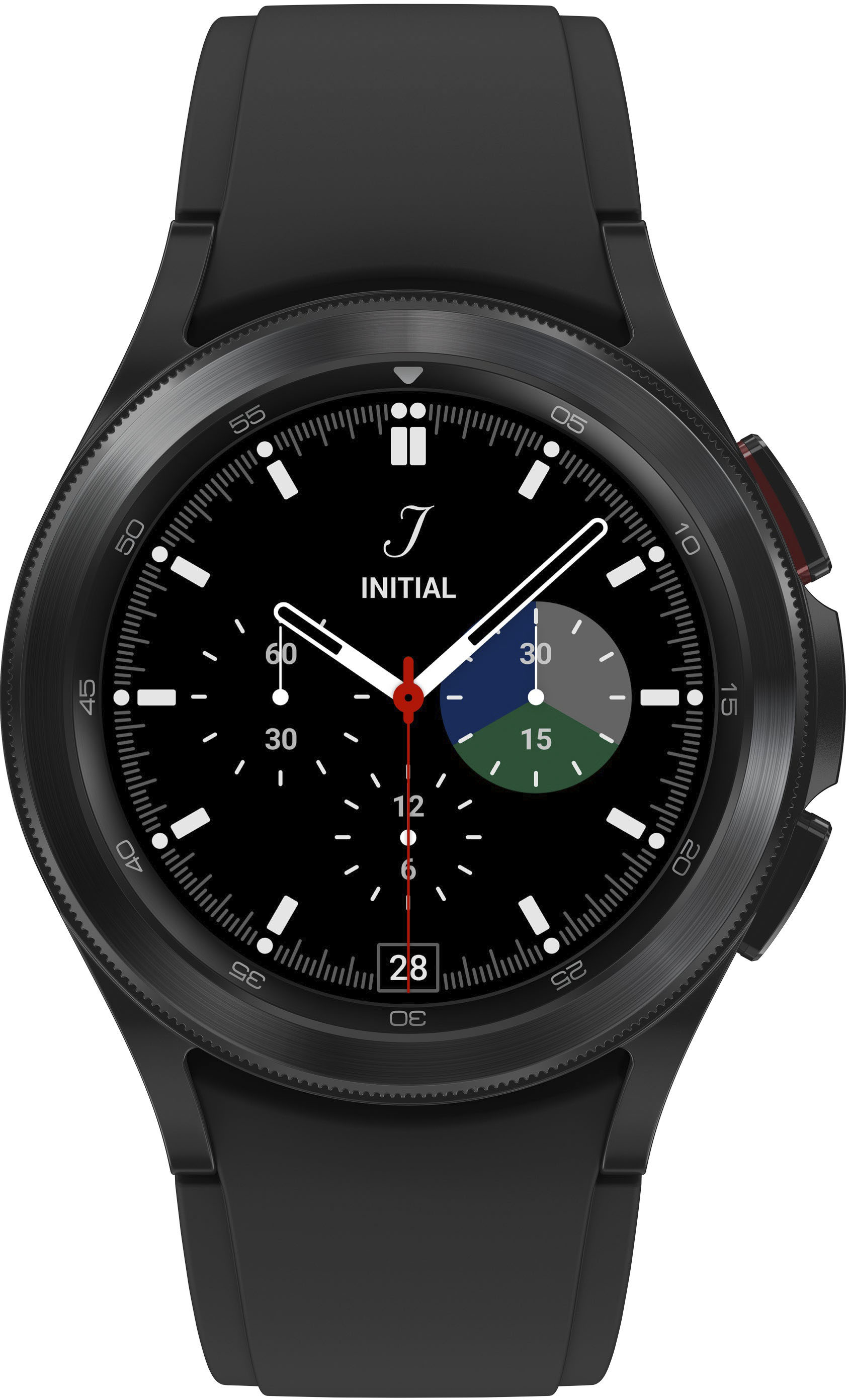 Samsung Geek Squad Certified Refurbished Galaxy Watch4 Classic Stainless  Steel Smartwatch 42mm BT Black GSRF SM-R880NZKAXAA - Best Buy