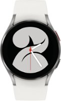 Samsung - Geek Squad Certified Refurbished Galaxy Watch4 Aluminum Smartwatch 40mm BT - Silver - Front_Zoom