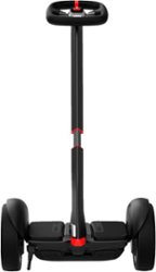 Segway - Ninebot S Max Self Balancing Scooter w/23.6 Mile Range & 12.4 mph Max Speed - Black - Front_Zoom