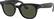 Front. Ray-Ban - Stories Meteor Smart Glasses - Shiny Black/Green.
