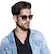 Alt View 17. Ray-Ban - Stories Meteor Smart Glasses - Shiny Brown/Brown Gradient.