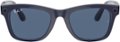 Angle Zoom. Ray-Ban - Stories Wayfarer Smart Glasses 53mm - Shiny Blue/Dark Blue Polarized.