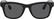 Angle. Ray-Ban - Stories Wayfarer Smart Glasses 53mm - Matte Black/Dark Grey.