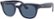 Front Zoom. Ray-Ban - Stories Meteor Smart Glasses - Shiny Blue/Dark Blue Polarized.