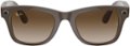 Angle Zoom. Ray-Ban - Stories Wayfarer Smart Glasses 50mm - Shiny Brown/Brown Gradient.