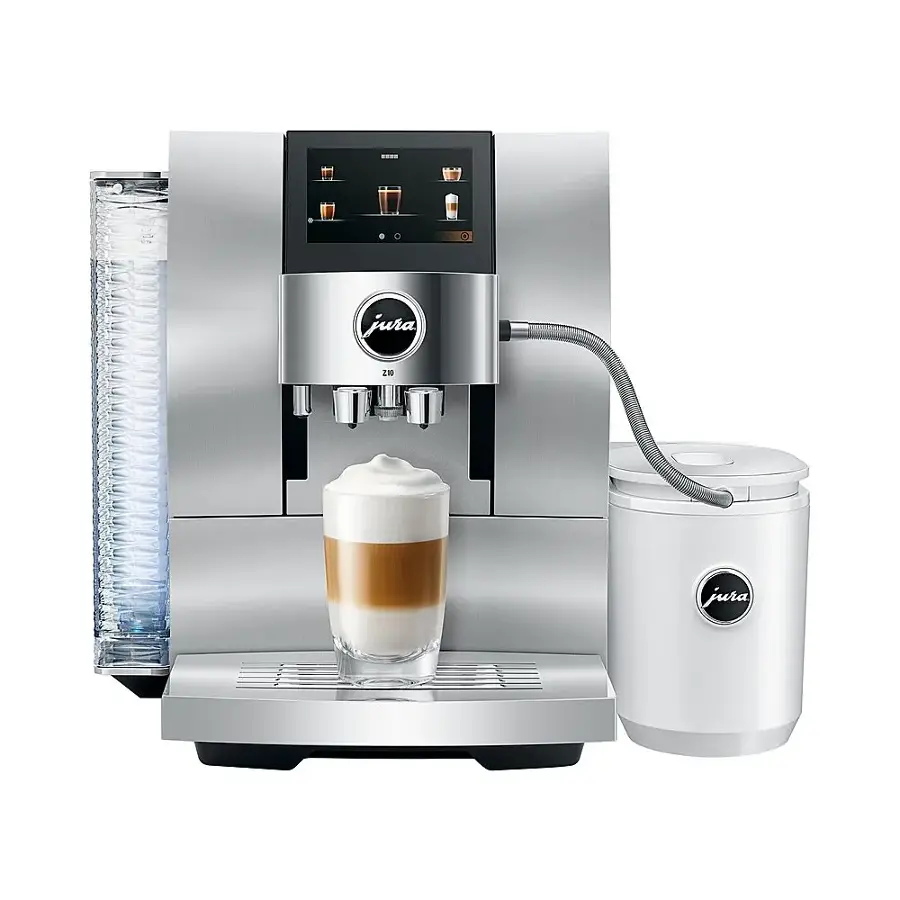 Alt View 17. Jura - Z10 Espresso Machine - Aluminum White.
