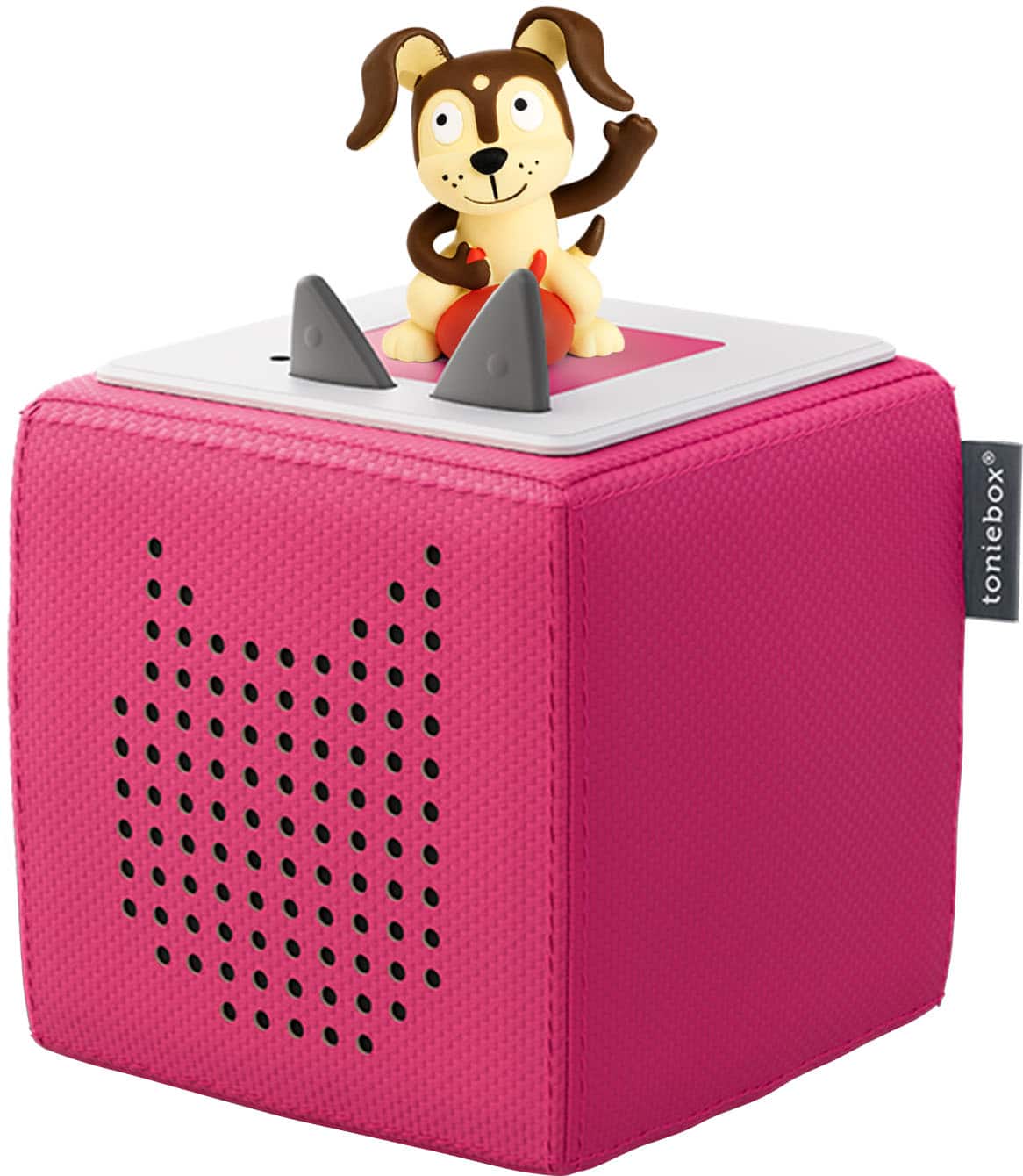 Front. Tonies - Toniebox Starter Set with Playtime Puppy – Screen-Free Audio Player & Educational Listening Experience - Pink.
