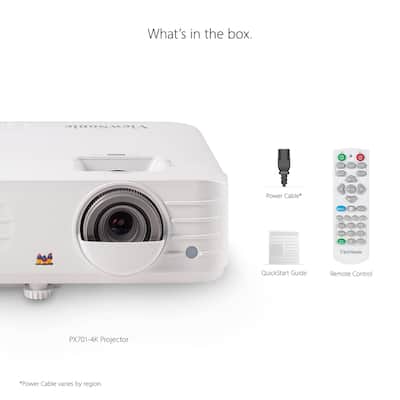 ViewSonic PX701 4K Ultra HD DLP Projector with High Dynamic Range ViewSonic PX701 4K Ultra HD DLP Projector with High Dynamic Range