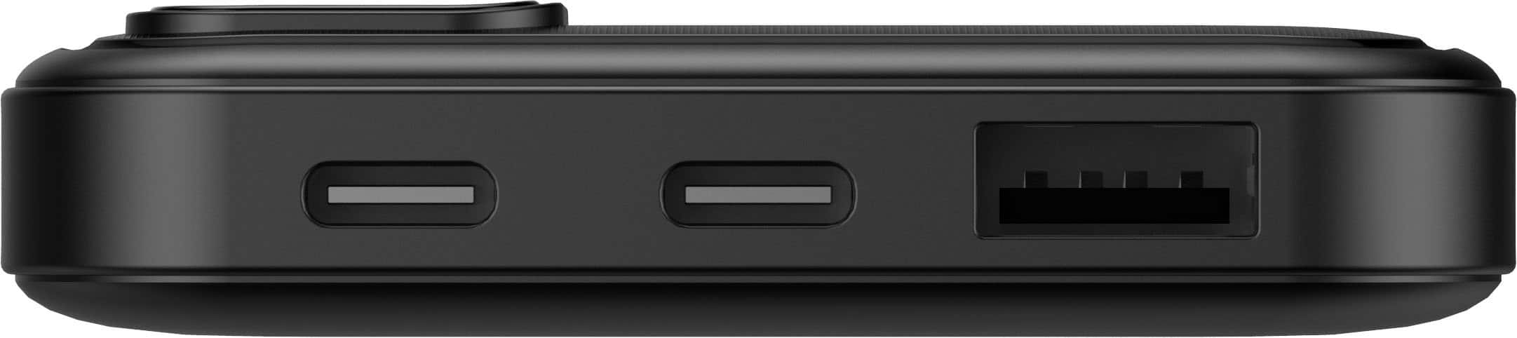 Alt View 18. Energizer - MAX 5,000mAh 15W USB-C 3-Port Universal Portable Battery Charger/Power Bank w/ LCD screen for Smartphones & Accessories - Black.