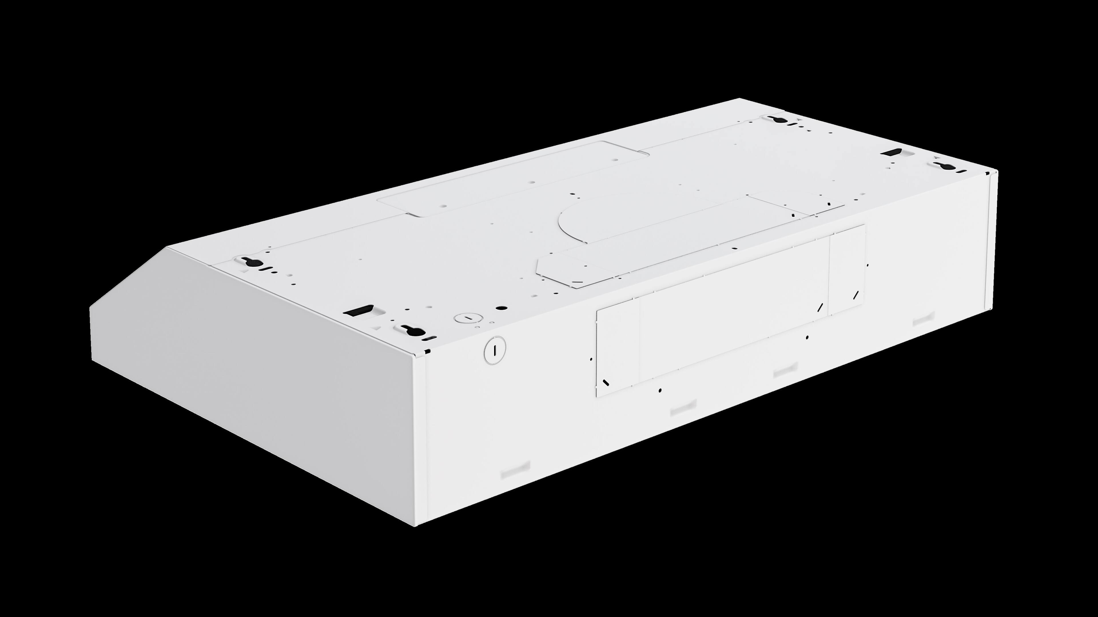 Back. Broan - Glacier 30-Inch 490 MAX Blower CFM 1.0 Sones White Range Hood - White.