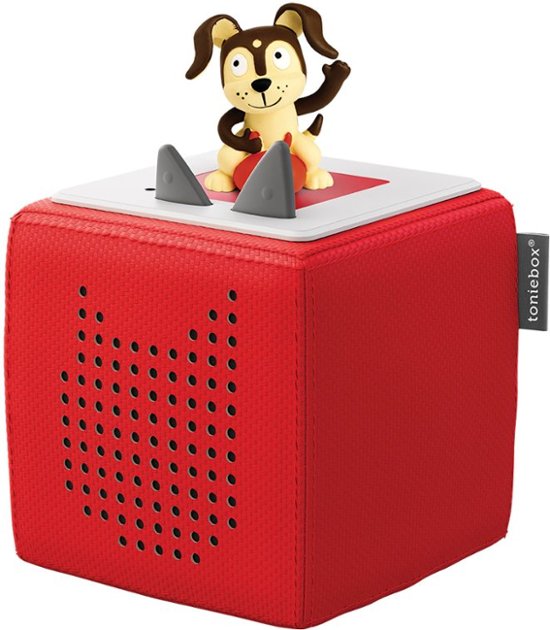 Tonies – Toniebox Starter Set with Playtime Puppy – Screen-Free Audio Player & Educational Listening Experience – Red