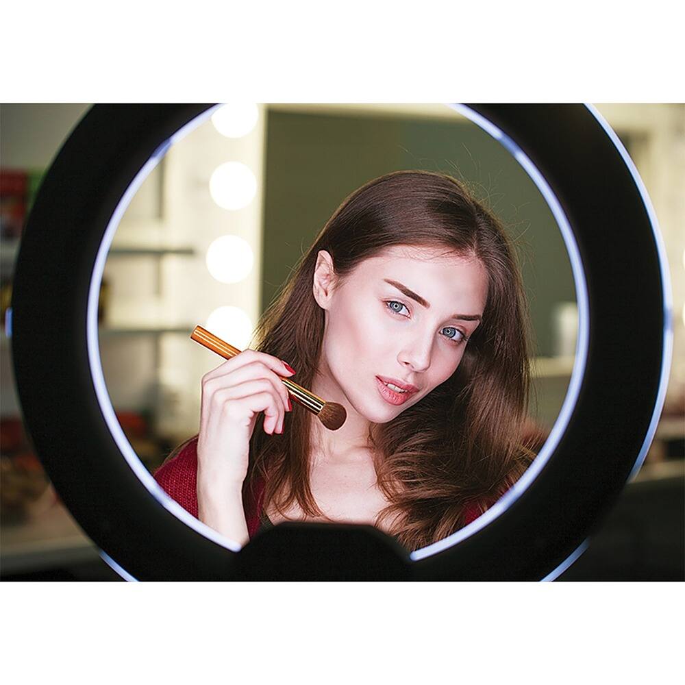 R CYGNETT CY3442VCSLR V-Pro 10-Inch Ring Light with Tripod and Bluetooth Remote R CYGNETT CY3442VCSLR V-Pro 10-Inch Ring Light with Tripod and Bluetooth Remote