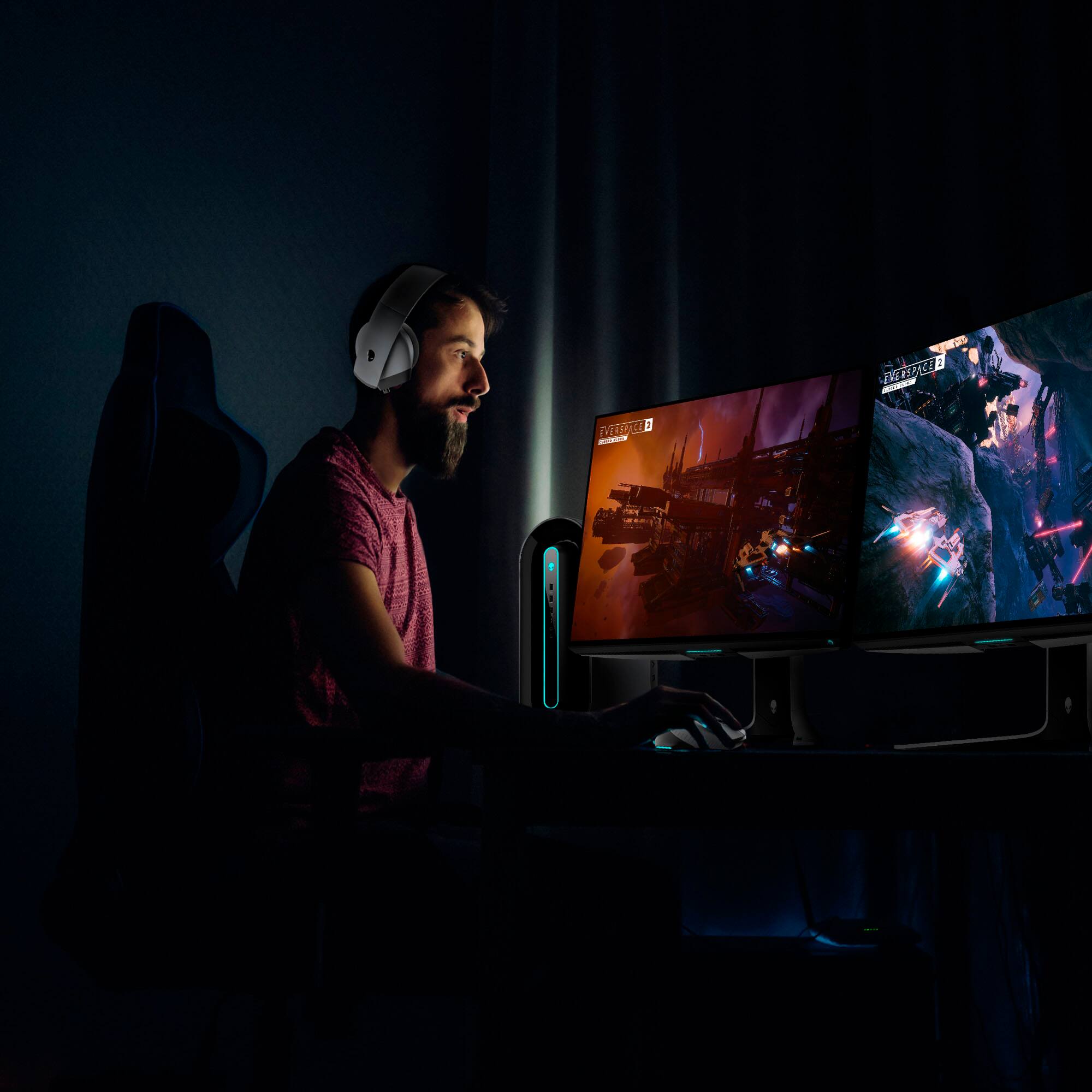 Alt View 14. Alienware - Aurora R12 Gaming Desktop - Intel Core i7-11700F - 16GB Memory - NVIDIA GeForce RTX 3070 - 1TB HDD + 256GB SSD.