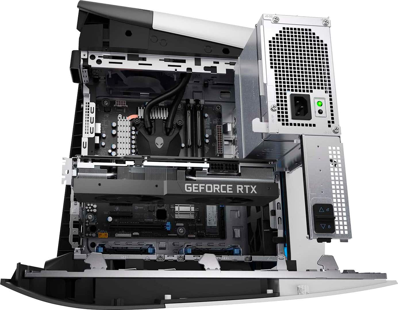 Alt View 18. Alienware - Aurora R12 Gaming Desktop - Intel Core i7-11700F - 16GB Memory - NVIDIA GeForce RTX 3070 - 1TB HDD + 256GB SSD.